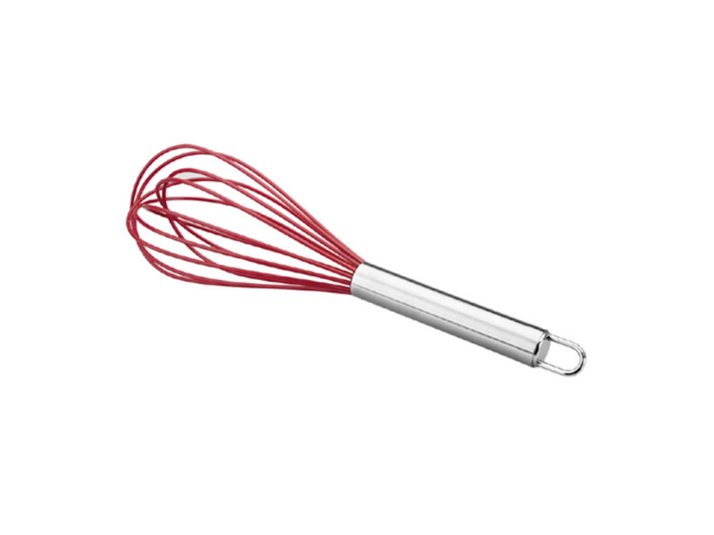 Whisk with silicone