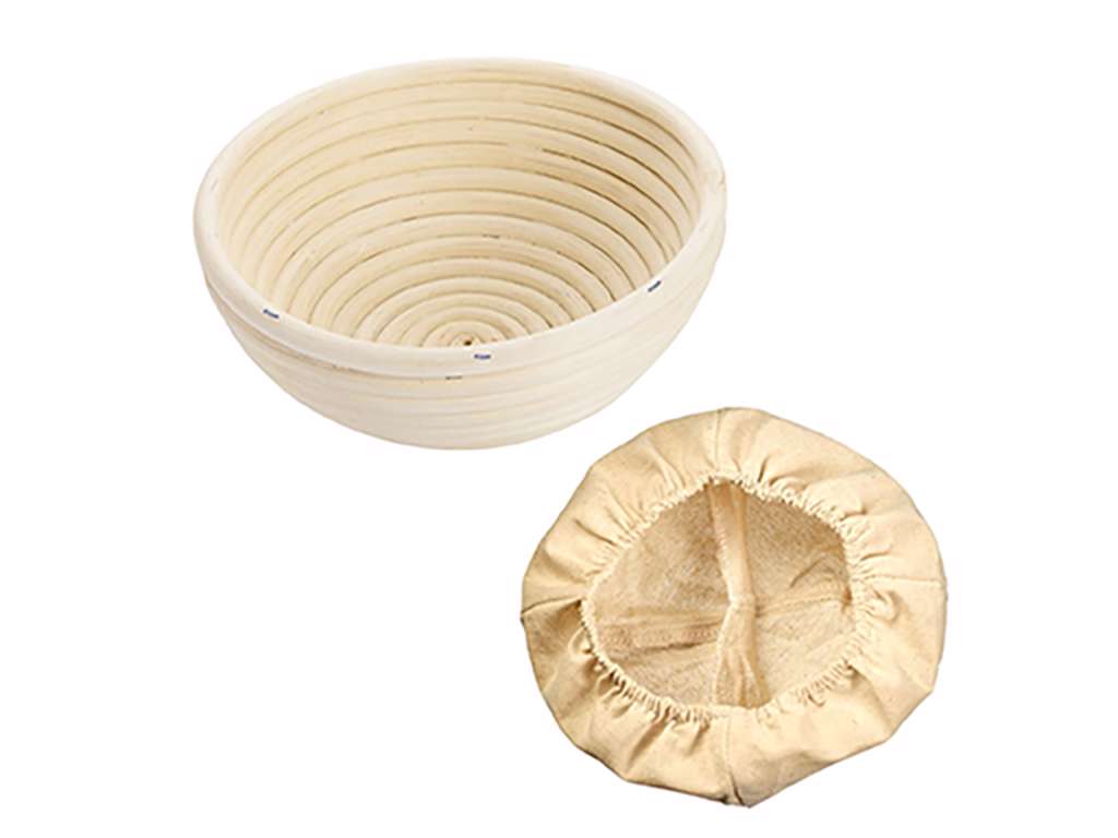 Raising basket round Ø20.5cm with cloth cover