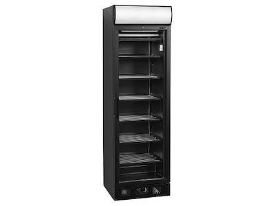 Display freezer cabinet 270 ltr. Black with light top