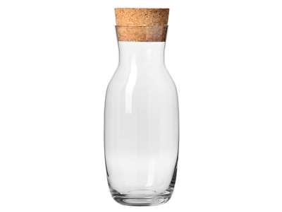 Carafe Pure 1000 ml with cork stopper