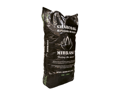 Charcoal for grill 15 kg Oak wood