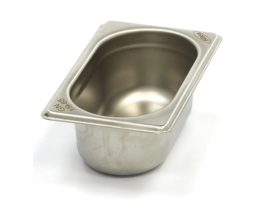 Maxima Canteen Container 1/9GN in Stainless Steel | 65mm | 176x108mm