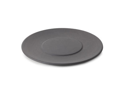 Lid for bowl Unglazed Black Solstice