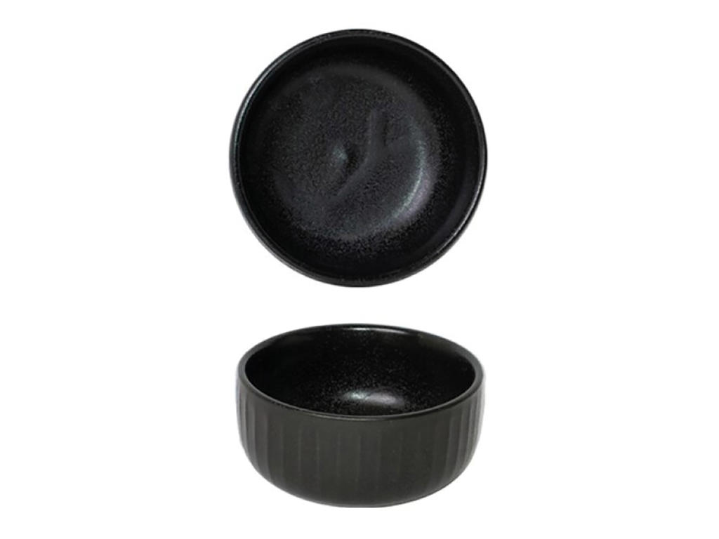 Bowl High Ø9 cm Black Gordion