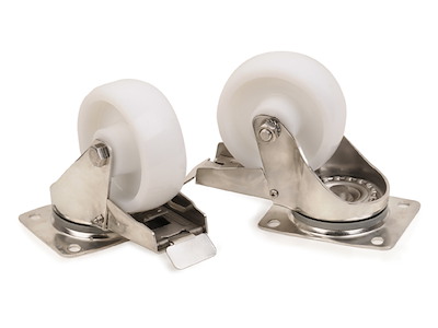 Wheel with swivel - 2m - lock - 0g