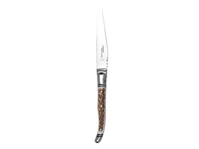 Steak knife, Laguiole Prestige, Handle of deer horn