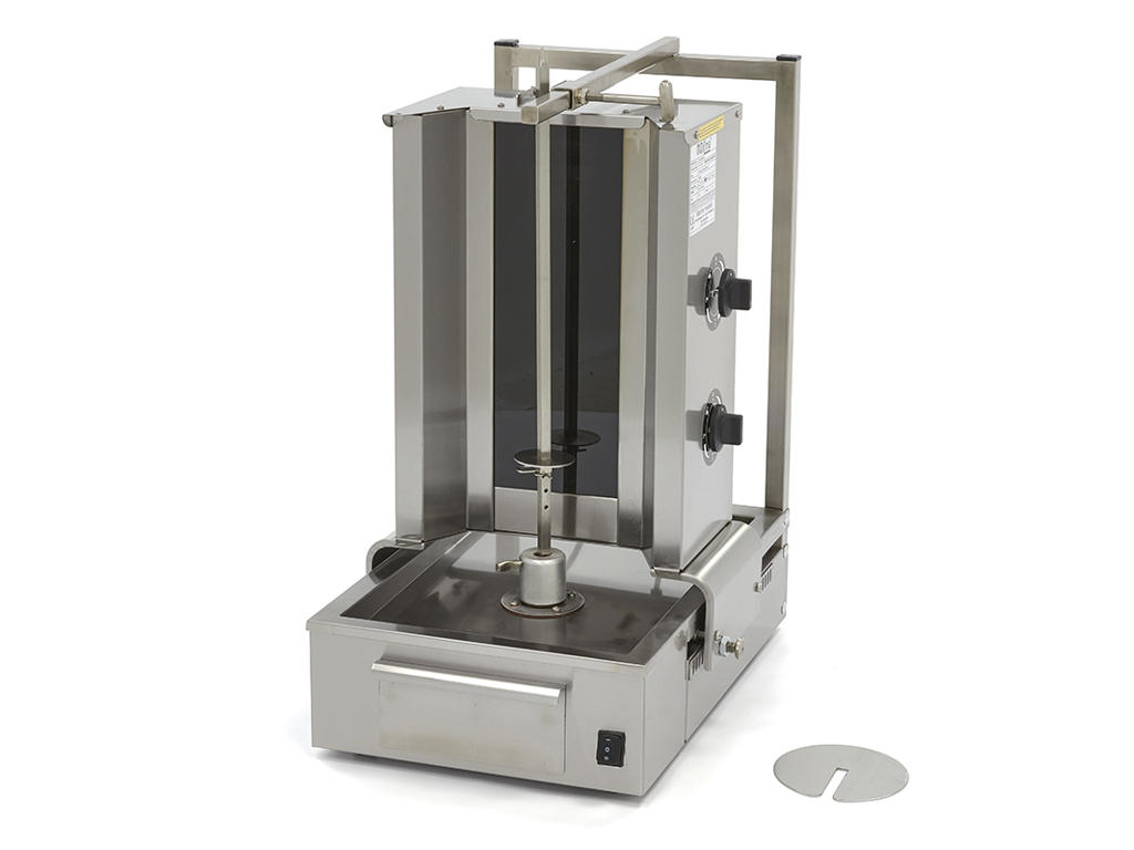 Kebab grill 2 burners 20 kg meat EL