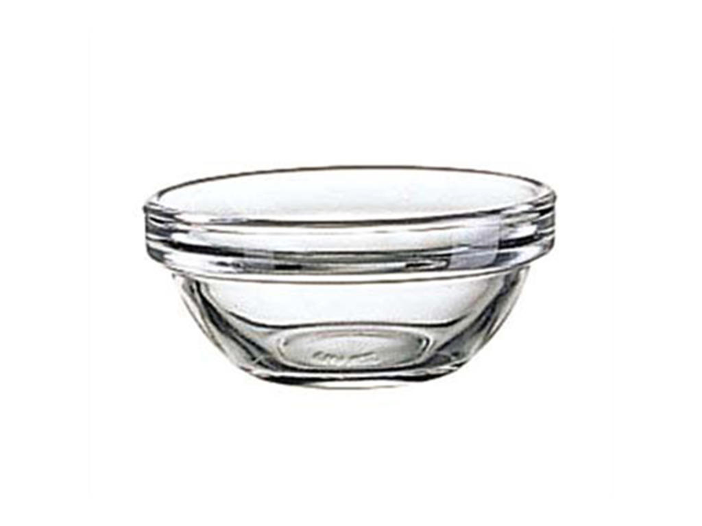 Stackable glass bowl 6 cm 3.6 cl 4-pack