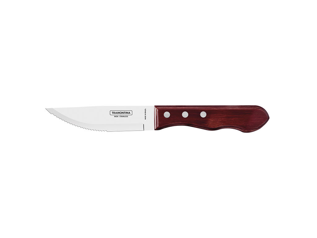 Steak knife Jumbo 12 cm Red Polywood