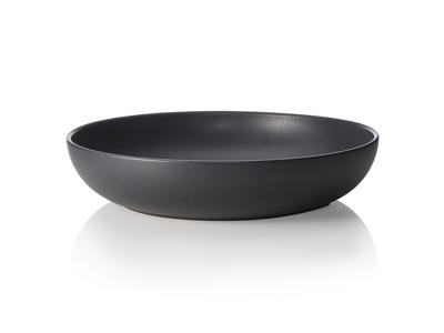 Serving Bowl in Stoneware Black Size 3L - Ø 33cm - 70x330x330mm