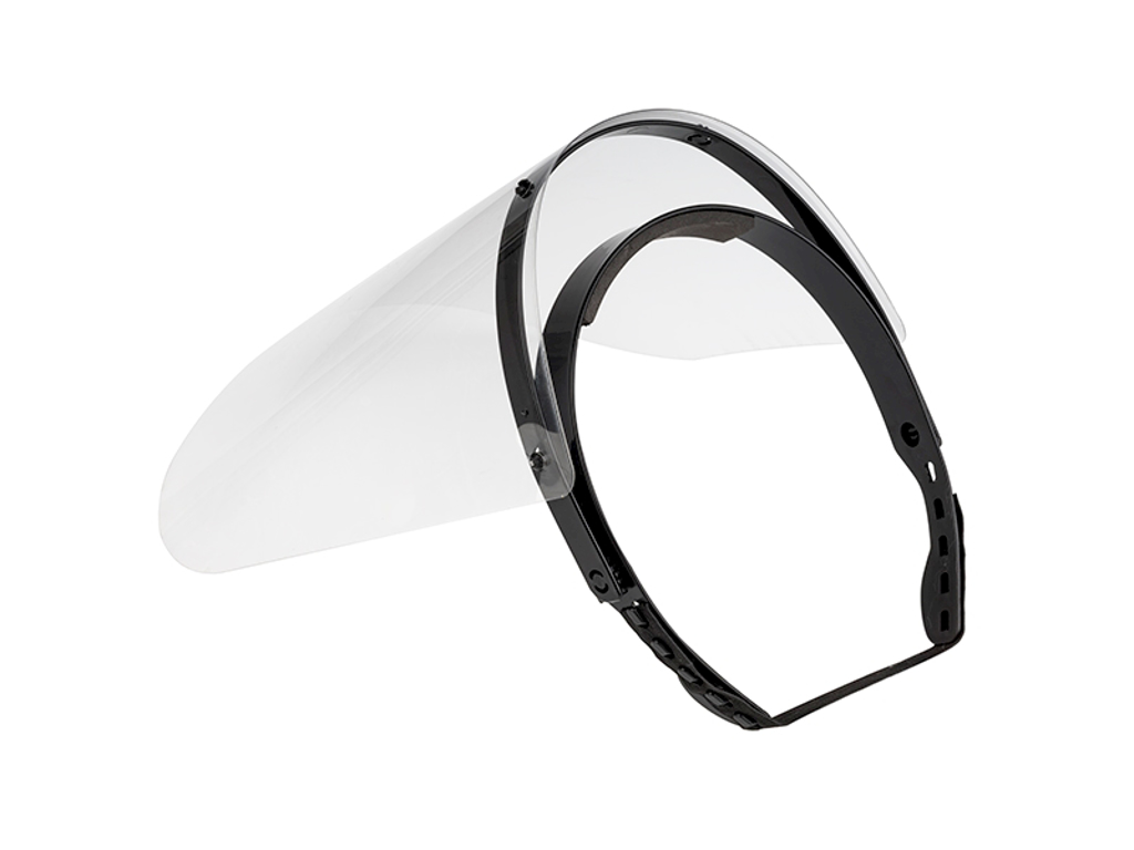 Visor transparent PE/cotton one size