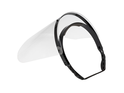 Visor transparent PE/cotton one size