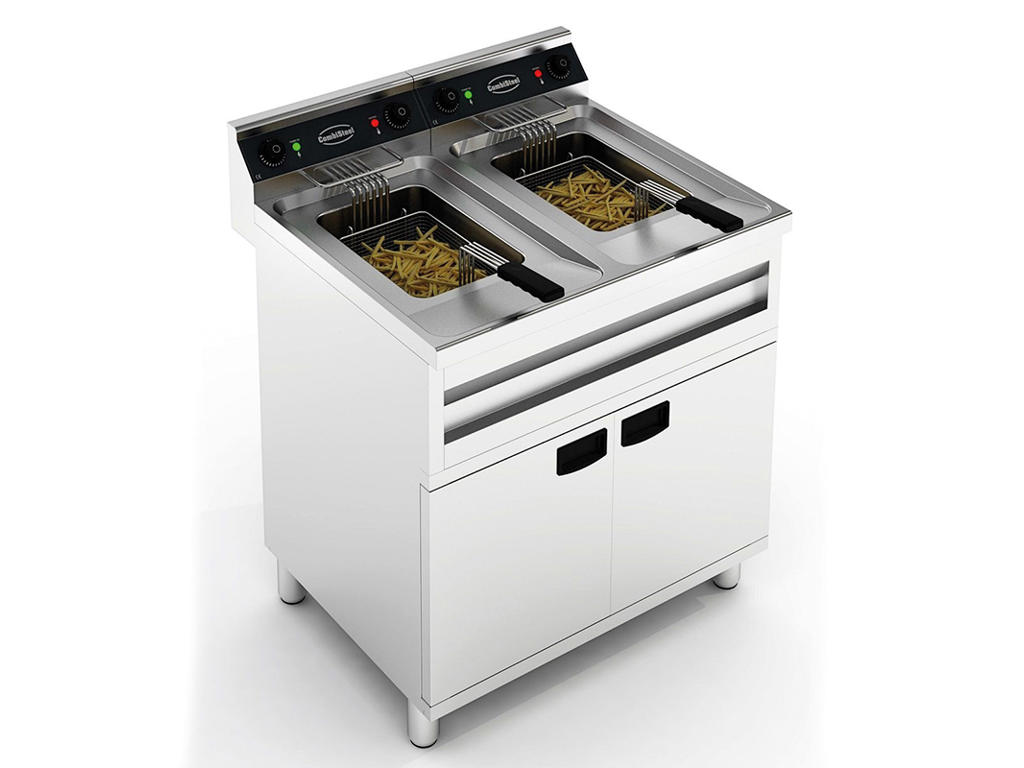 Fryer 2x12 ltr. EL 2x9 kW Floor model