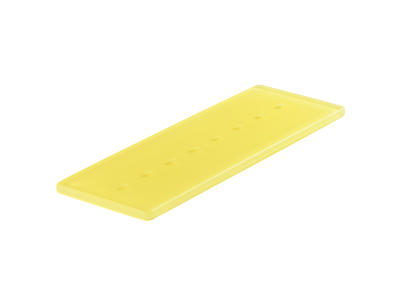 Tray 8 holes 30x10 cm Yellow Mealplak