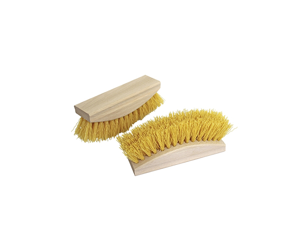 Cleaning brush for rising baskets
