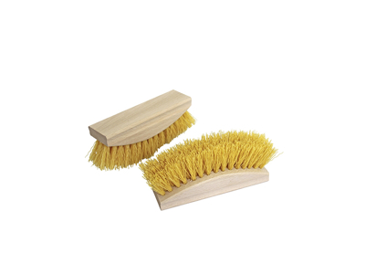 Cleaning brush for rising baskets