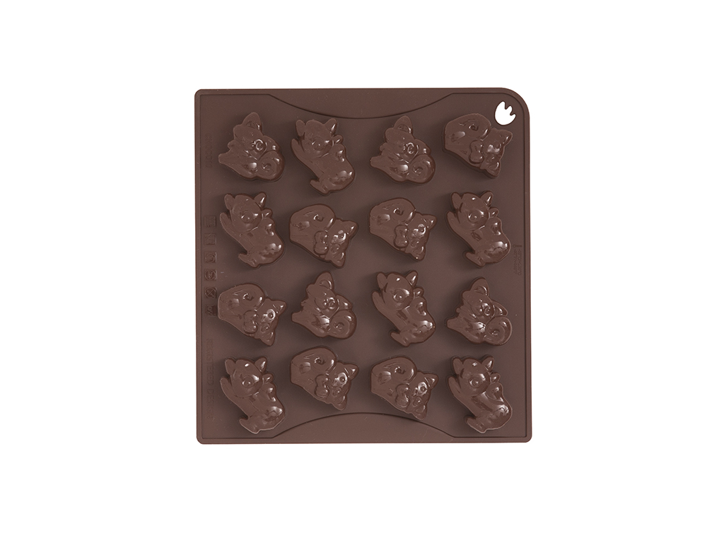 Chocolate mold brown Kitty