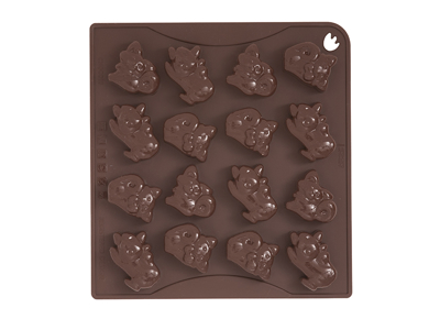 Chocolate mold brown Kitty