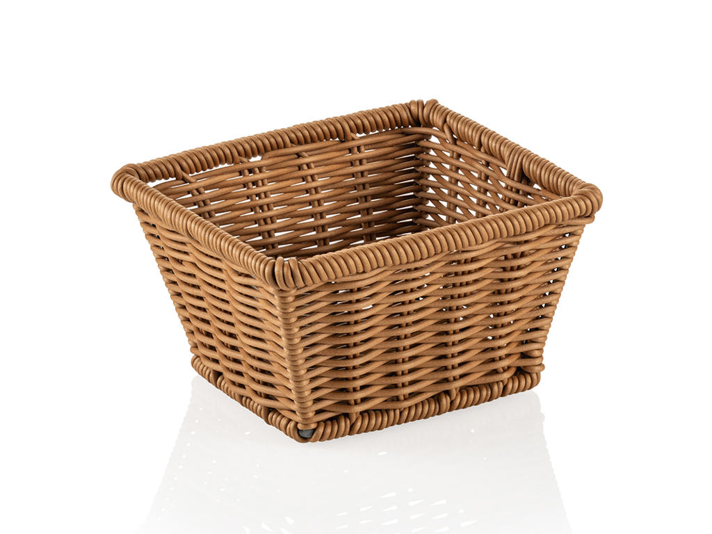 Basket Beige 1/6GN 17.5x16x10 cm Weaver Pr