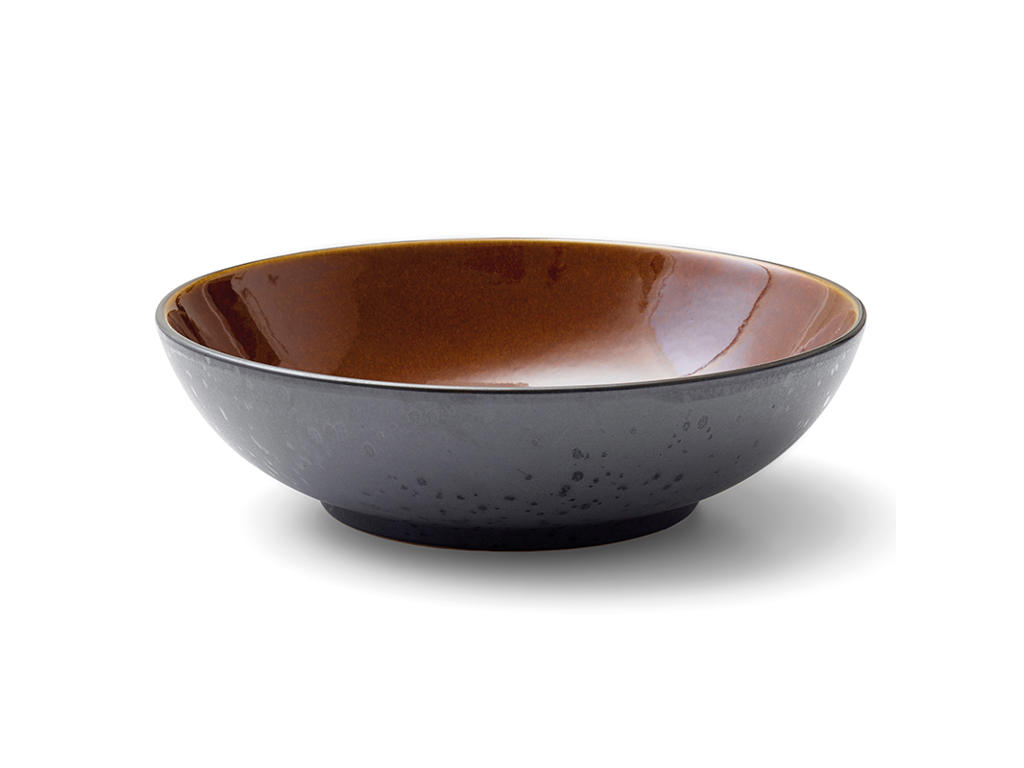 Salad bowl Ø24 cm Black/Amber BITZ