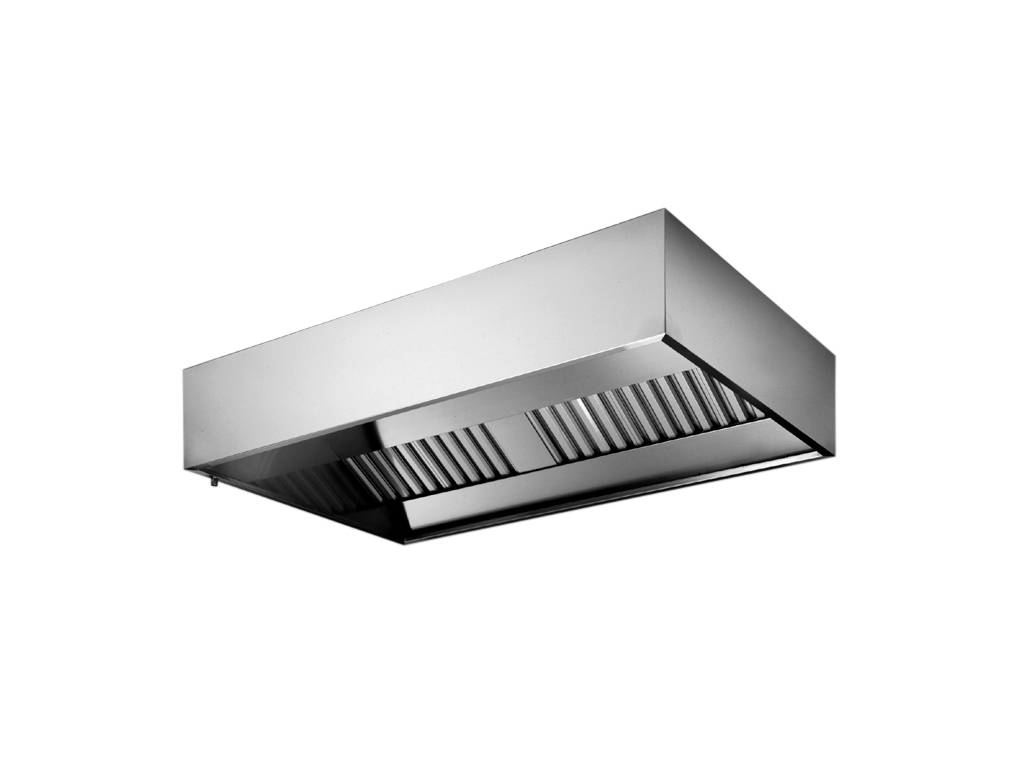 Extractor hood EPF 2800x1600 wall filter front
