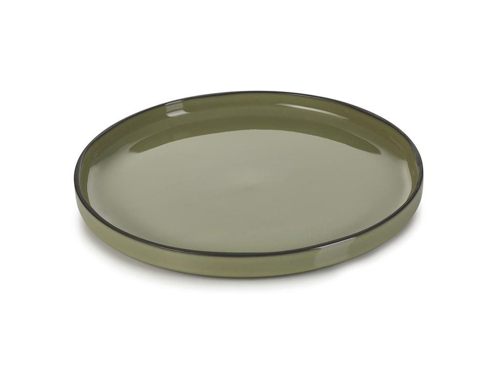 Plate Ø28 cm Green Caractere