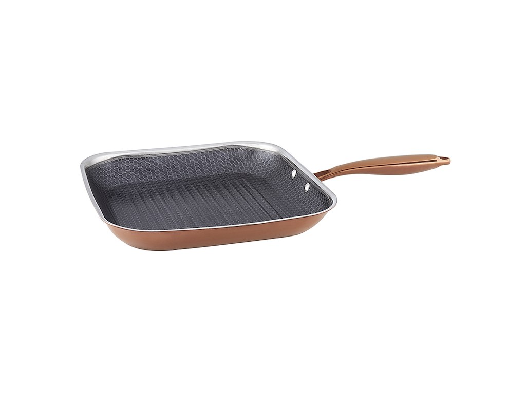 Grill Pan Hybrid 28 cm Rose Gold