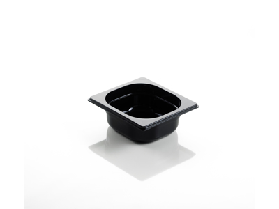 Canteen Polycarbonate* Black 1/6 GN 10 cm