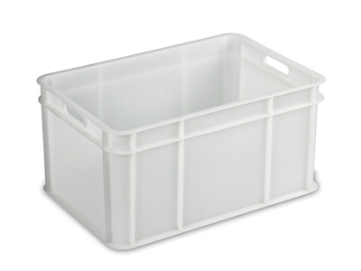 Stacking box, white 54 ltr. 60x40x30 MM95