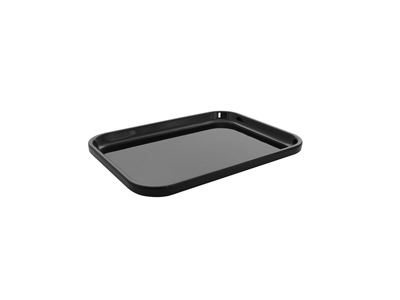 Butcher tray Black melamine 28x21x2.2 cm