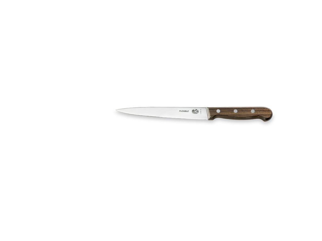 Fillet knife, 18 cm, Victorinox, Wooden handle