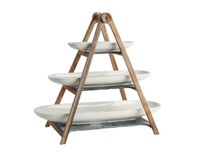 Artesano Original Wooden Stand in 3 Layers Without Plates