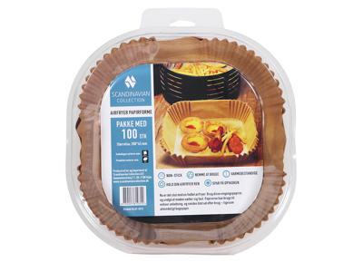 Paper molds for Airfryer Ø23.5 cm 100 pcs.