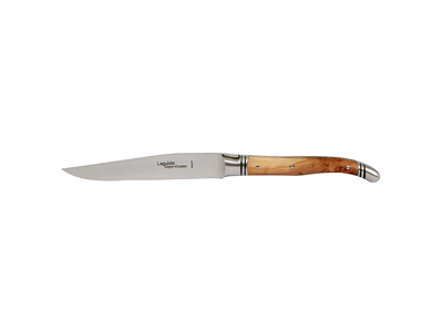 Steak knife, Laguiole Avantage, Handle of juniper wood
