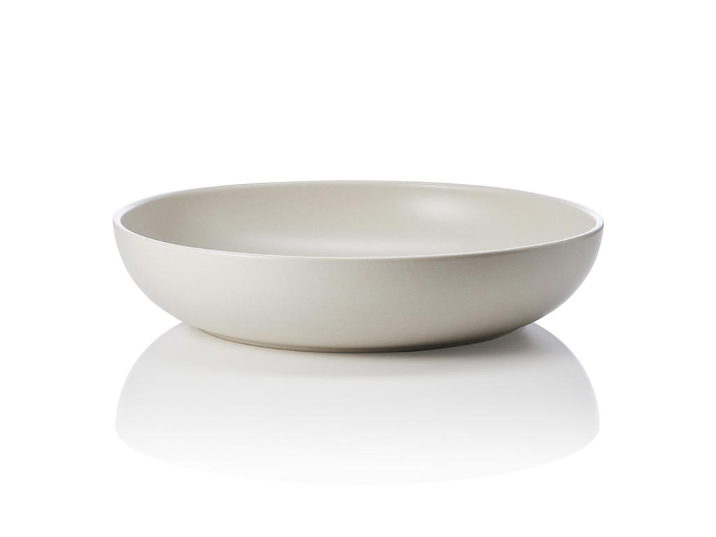 Serving Bowl - Stoneware - White - 330x330x70mm - 3L - Dishwasher Safe - Stackable
