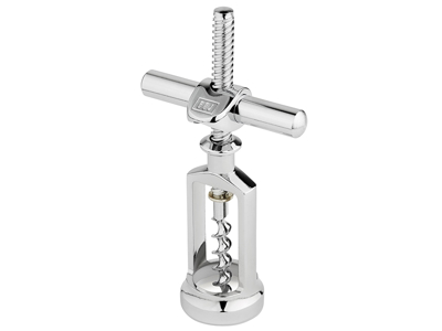 Wing corkscrew with screw handle chrome BOJ