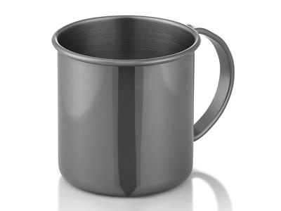 Mug w/handle Straight 0.45 l Gray Nocturn Ø 9c