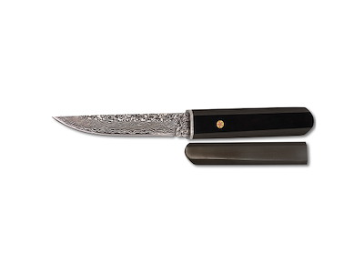 Dagger Damascus 72 layers 11 cm Ebony