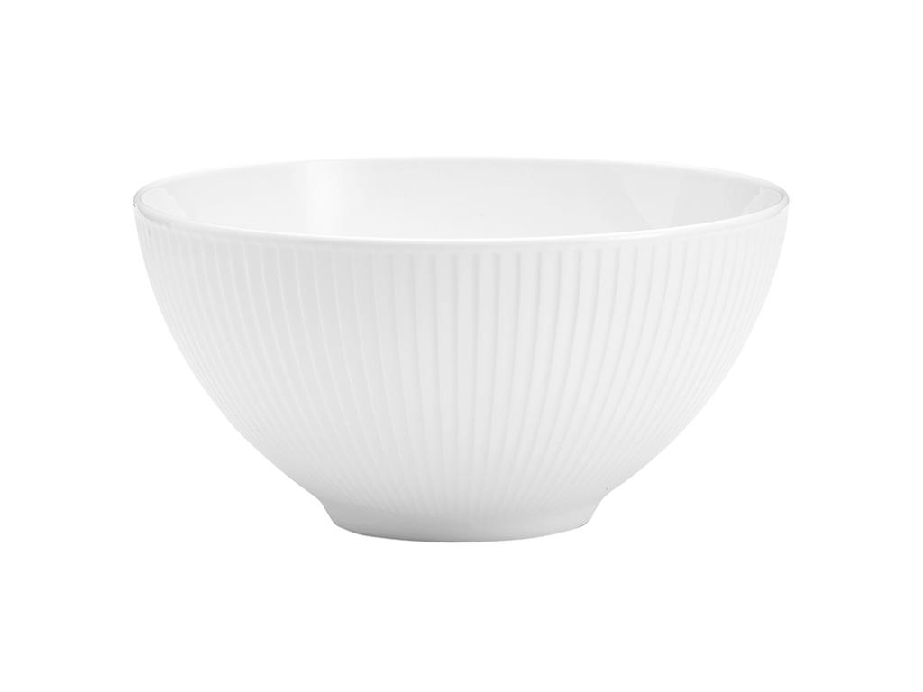 Bowl Plissé 3.3 liter 25 cm White