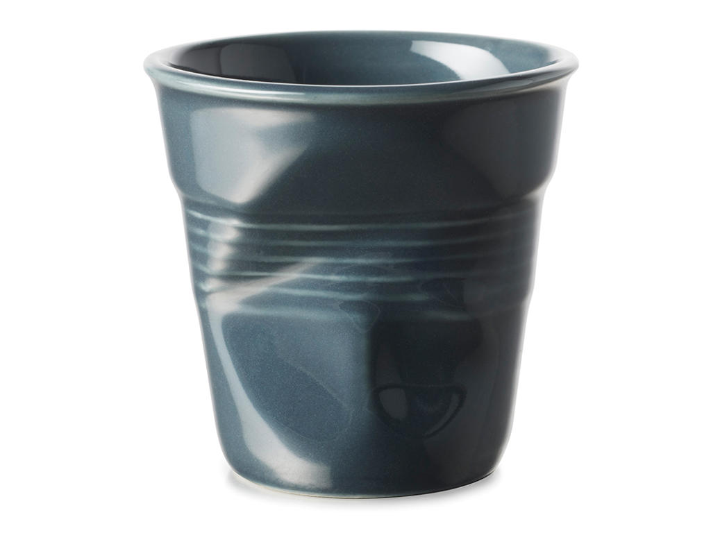 Wrinkled Cappuccino Cup 18 cl Graphite