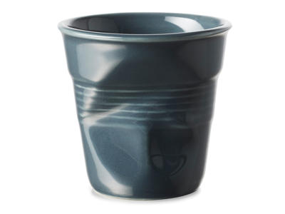 Wrinkled Cappuccino Cup 18 cl Graphite