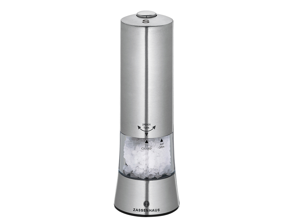 Salt mill 18 cm Gera electric/light steel