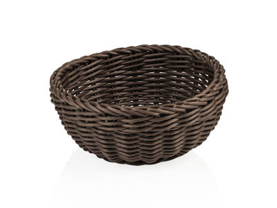 Bread Basket Brown Ø20 cm H8 cm Weaver Pro