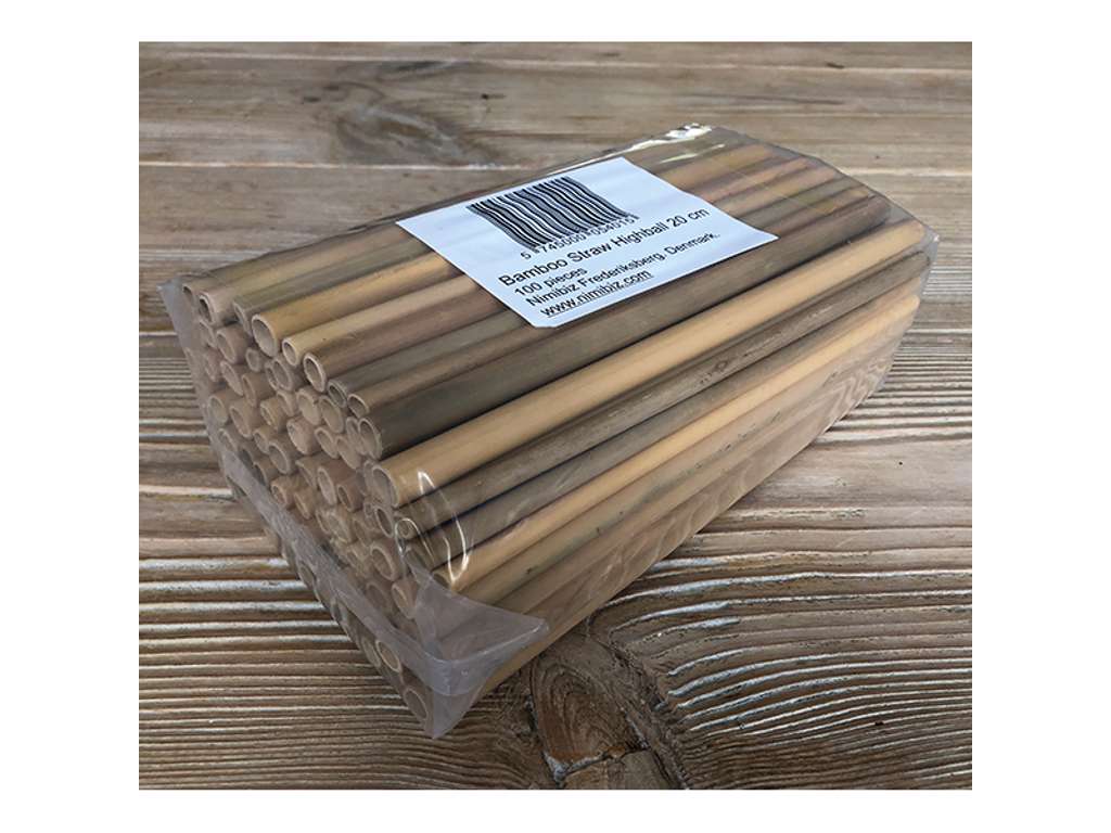 Bamboo Straw 20 cm
