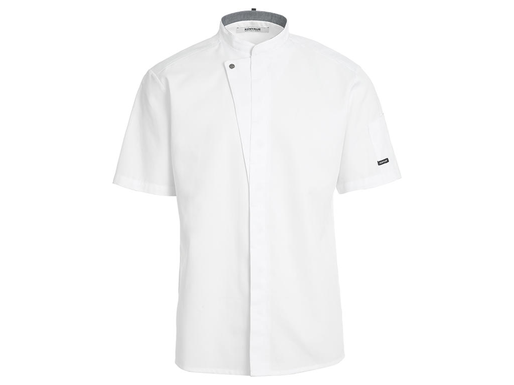 Chef jacket white w/press button