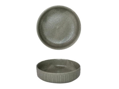 Bowl Low Ø11.5 cm Gray Gordion