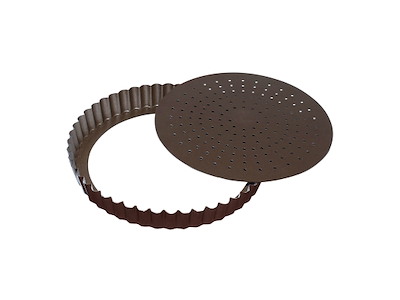 Pie dish Non-stick perf. w/Loose bottom Ø26