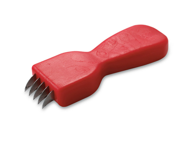 Scratch knife red new, incl. sharpening