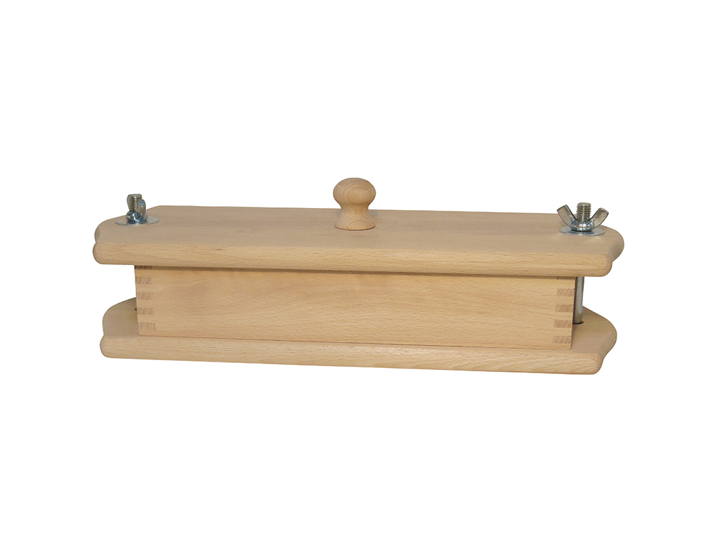 Roll sausage mold, Beech wood, 25x10x5 cm