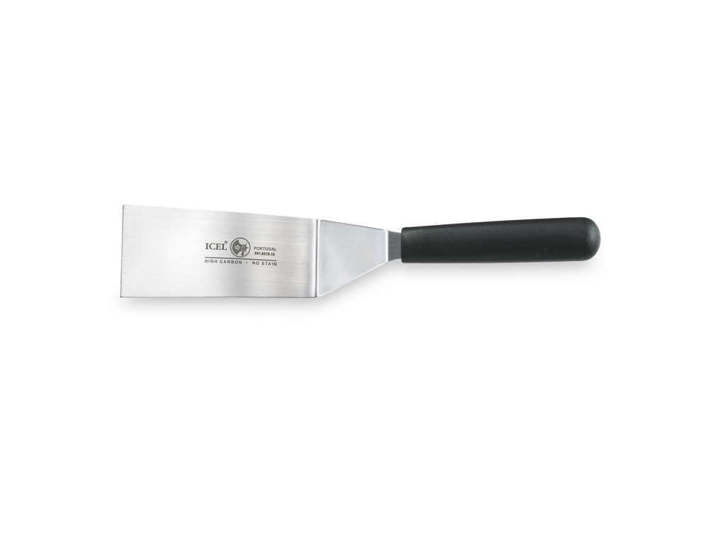 Offset Palette Knife with Stainless Steel Black 10cm